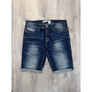 Cultura Men Shorts 36 Blue Denim STRECH Bermuda Jean